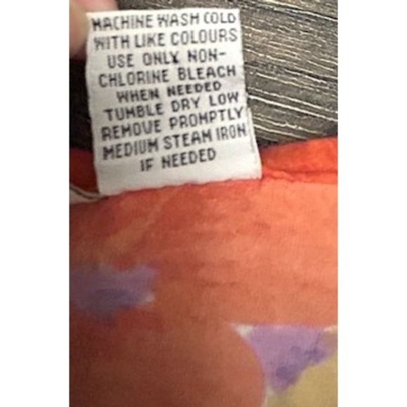 Daffodil By Loungees Tropical‎ Floral Dress XL Sleeveless Orange Vacation Resort - Picture 8 of 16